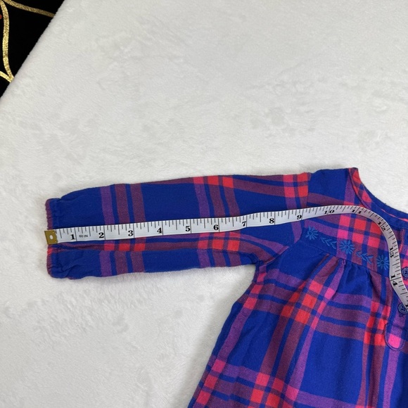 OshKosh B'gosh Blue and Pink Plaid Blouse - Picture 5 of 8